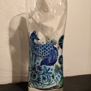 Anthropologie Nordic Sunrise Juice Glass - Fox